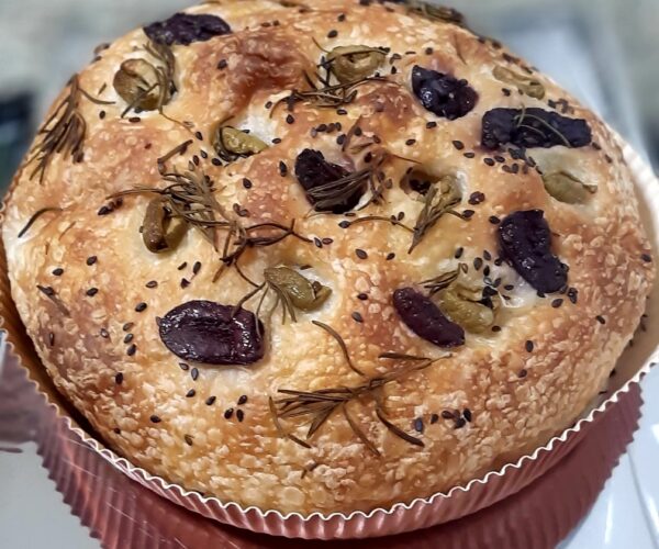 Focaccia de Mix de Azeitonas